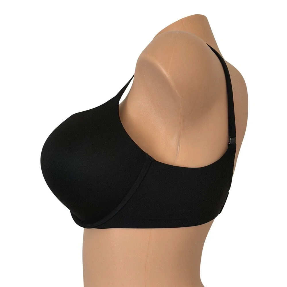 Victoria's Secret 36D T-shirt Bombshell Add 2 Cups Push Up Plunge Bra Black